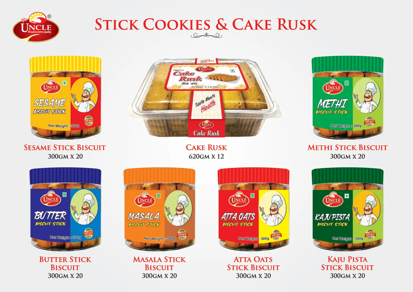 Catalogue page 7: Stick Cookies & Cake Rusk