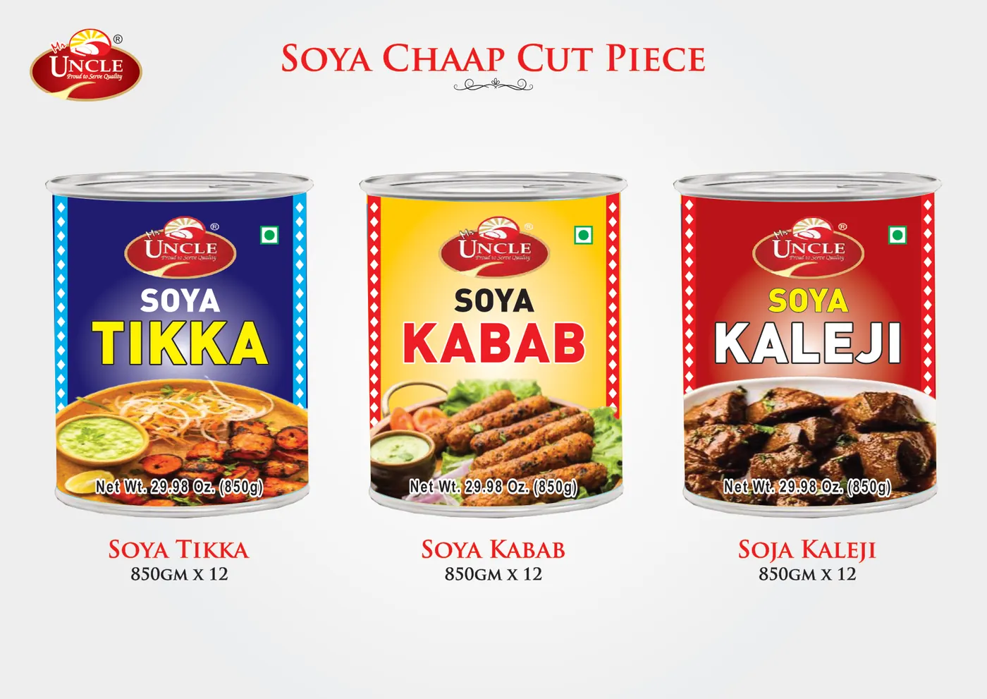 Catalogue page 33: Soya Chaap Cut Piece