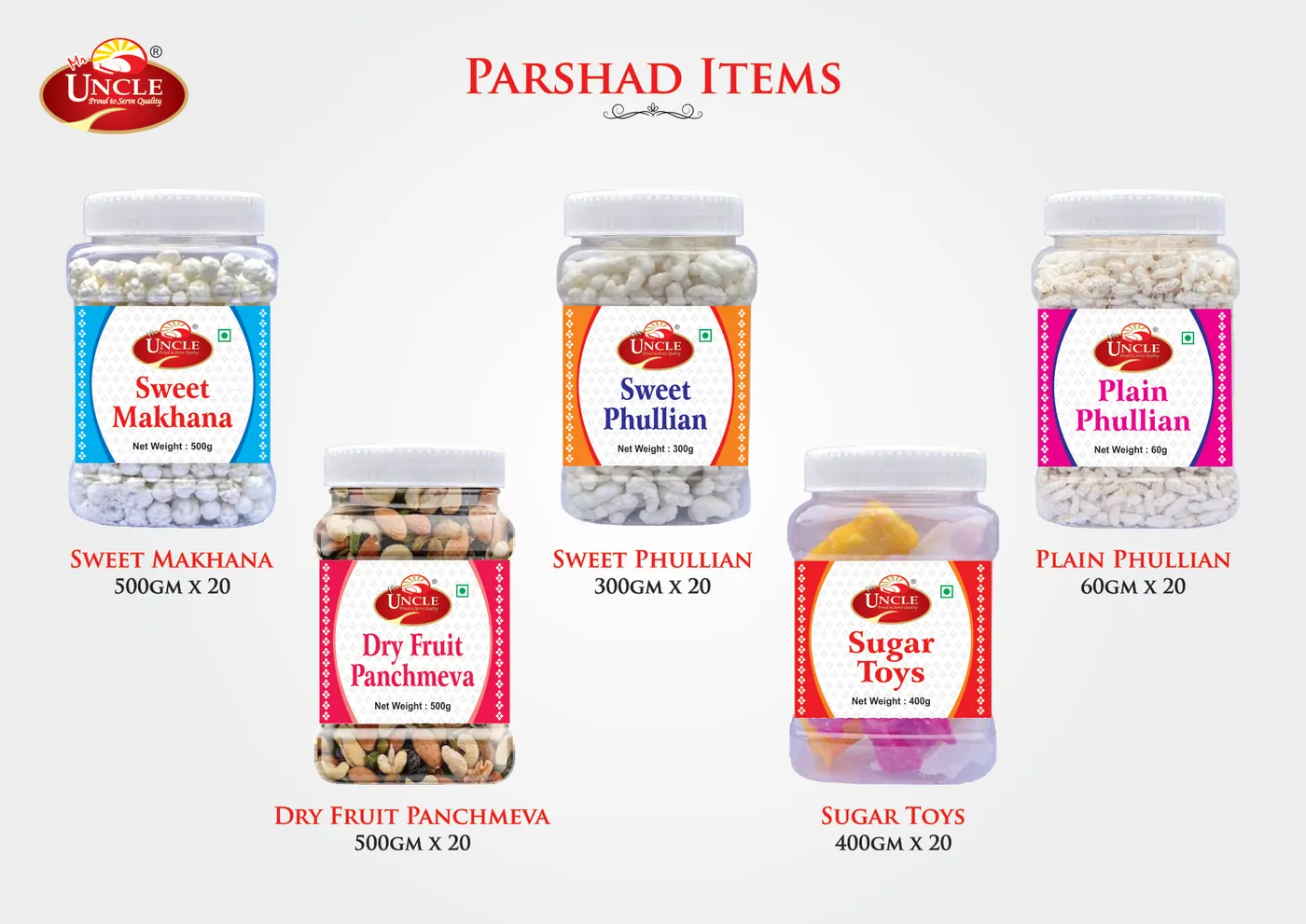 Catalogue page 38: Parshad Items