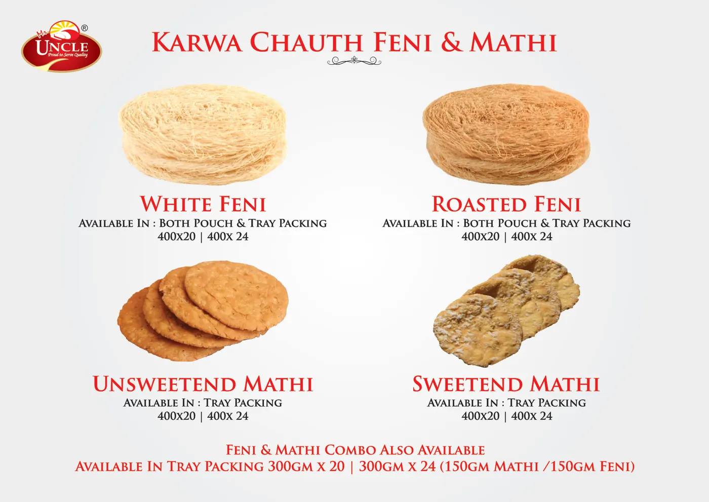 Catalogue page 54: Karwa Chauth Feni & Mathi
