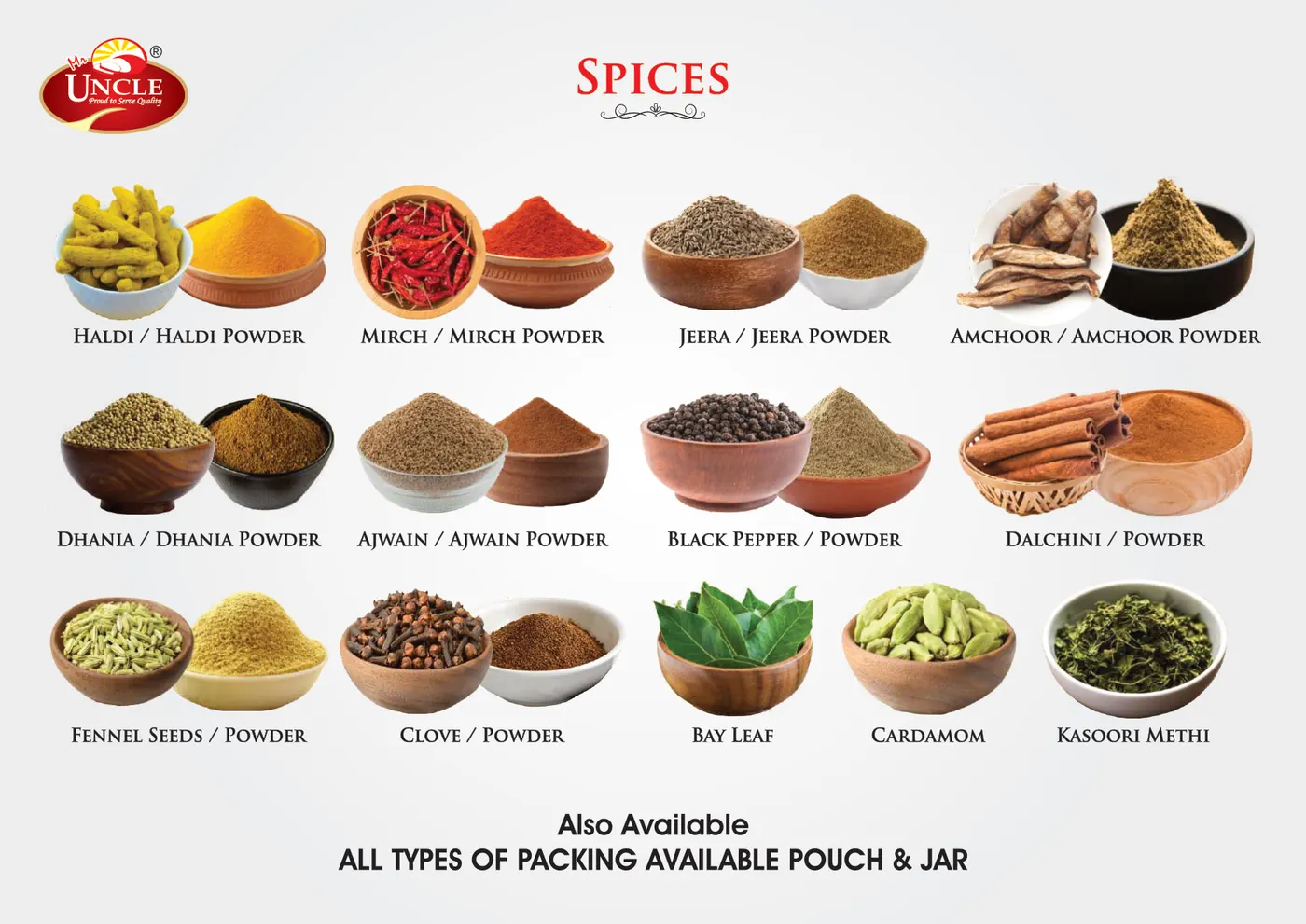 Catalogue page 55: Spices
