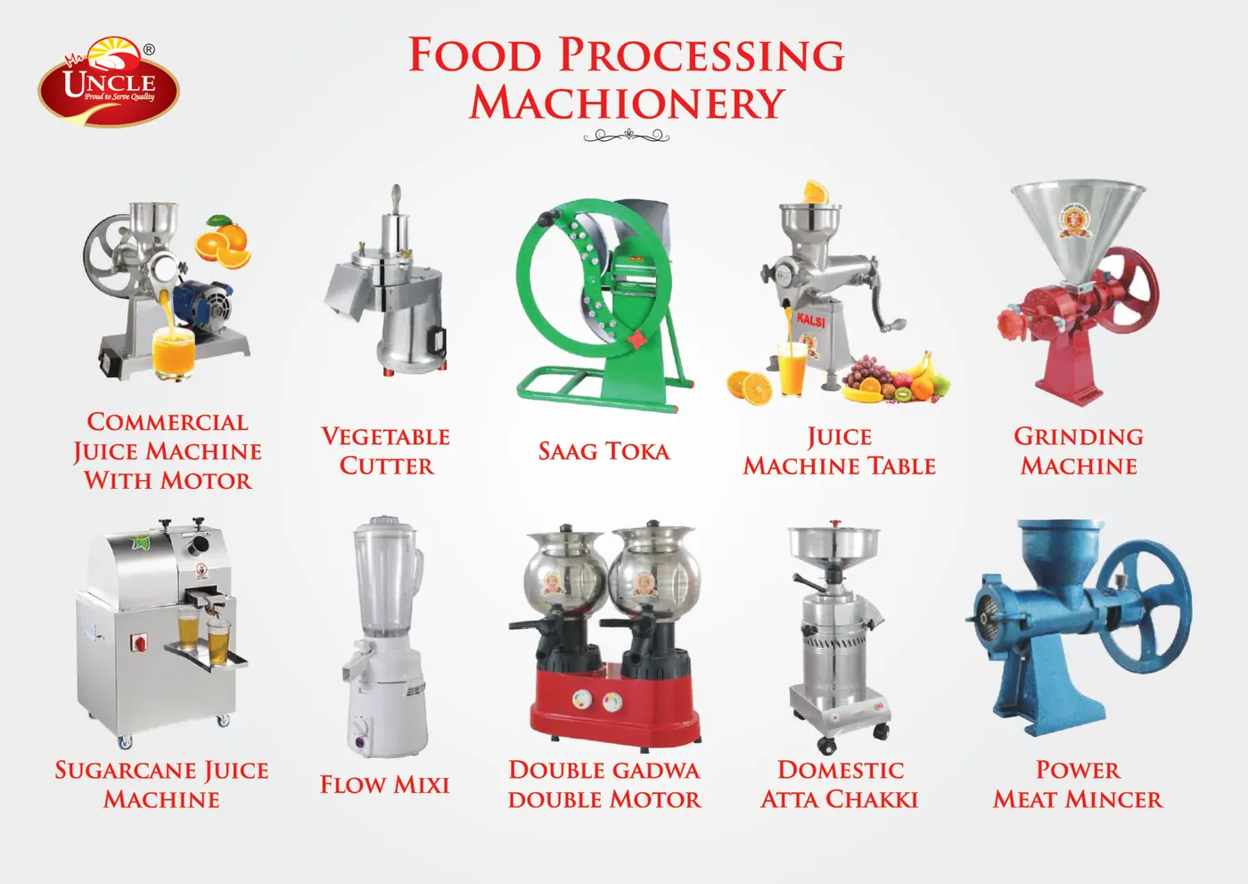 Catalogue page 65: Food Processing Machinery