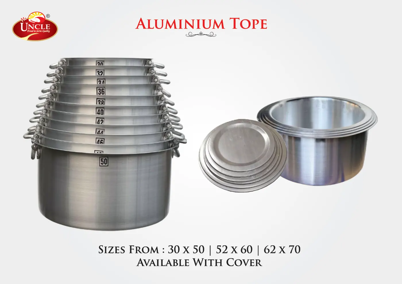Catalogue page 67: Aluminium Tope