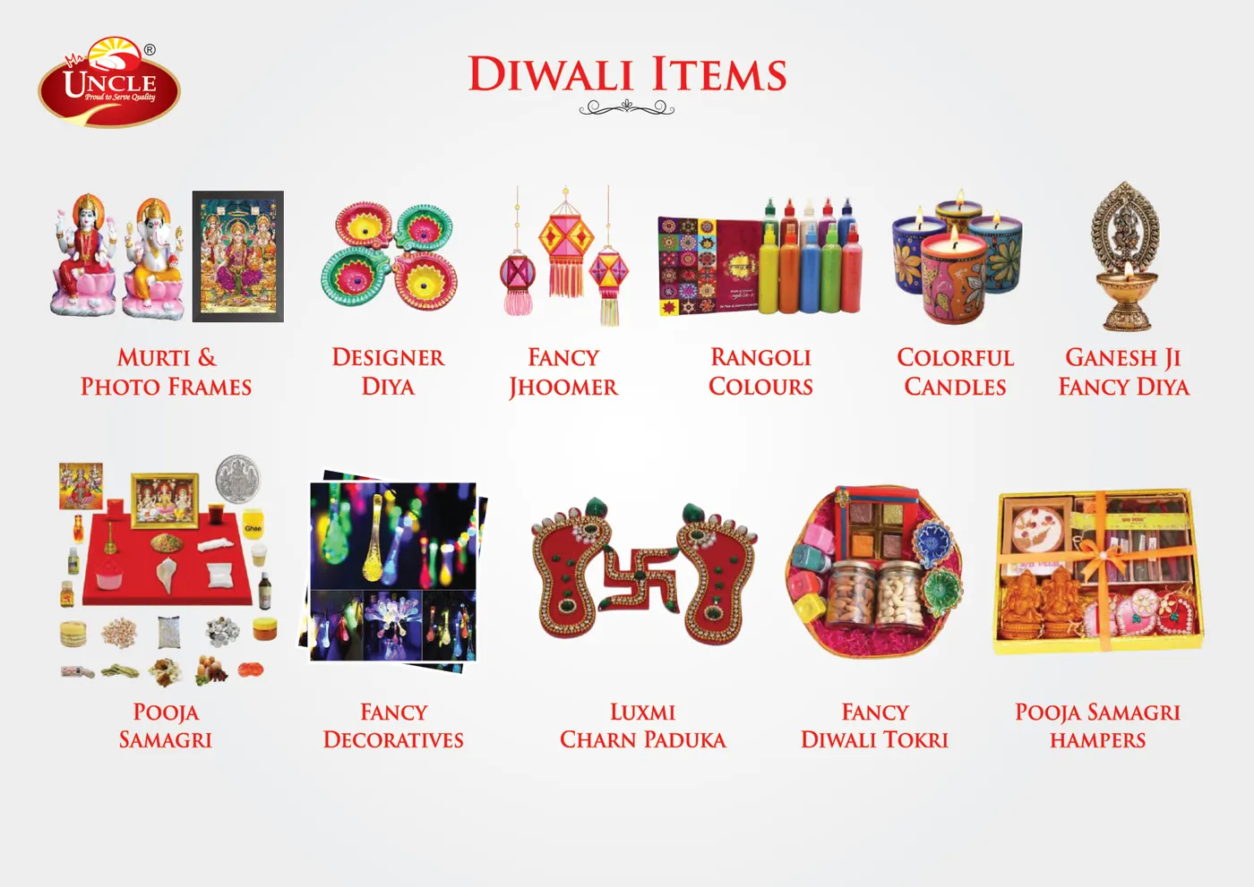 Catalogue page 76: Diwali Items