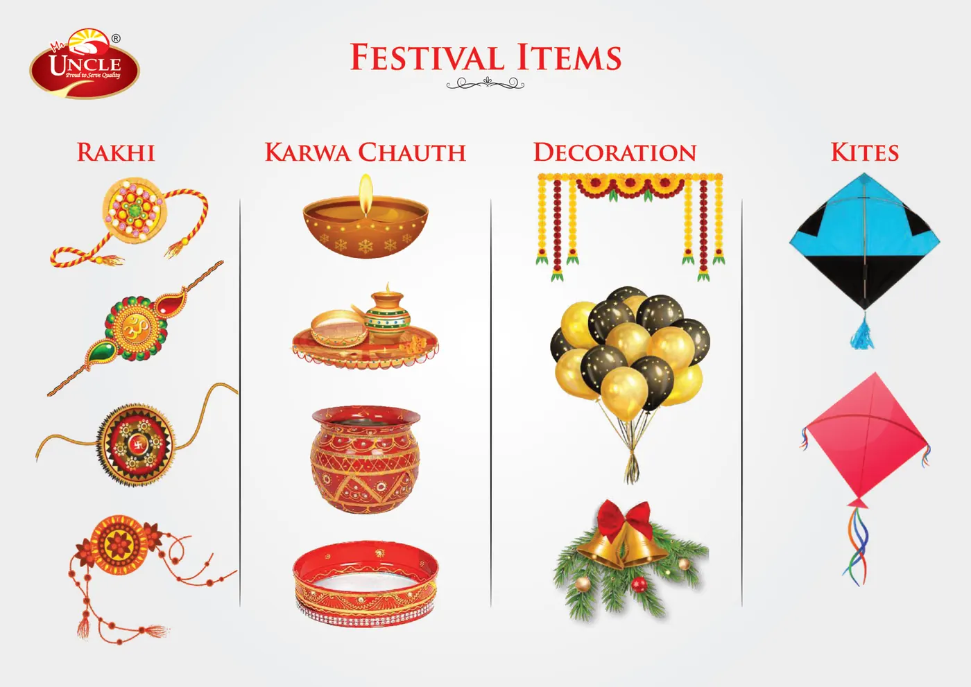Catalogue page 77: Festival Items