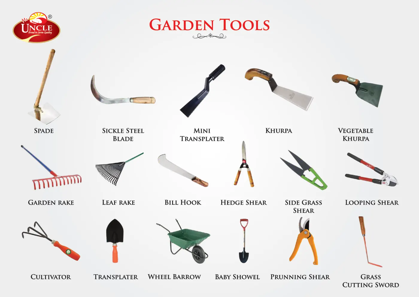 Catalogue page 79: Garden Tools