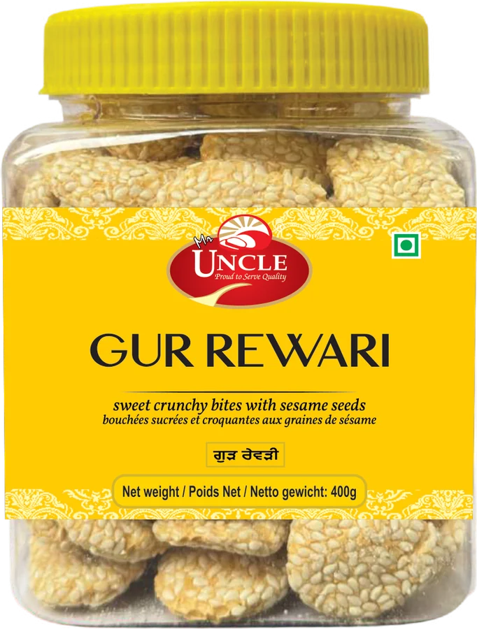 Mr. Uncle Rewari (Jar) — Jaggery, Gachak & Traditional Sweets