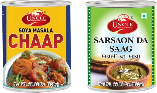 Soya Chaap & Saag