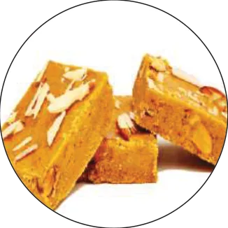 Frozen Burfi, Halwa & Peda