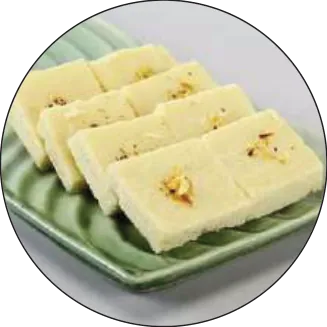 Frozen Burfi, Halwa & Peda