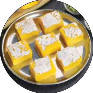 Frozen Burfi, Halwa & Peda
