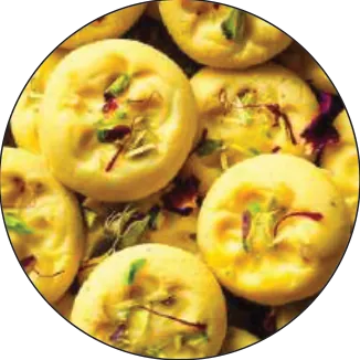 Frozen Burfi, Halwa & Peda