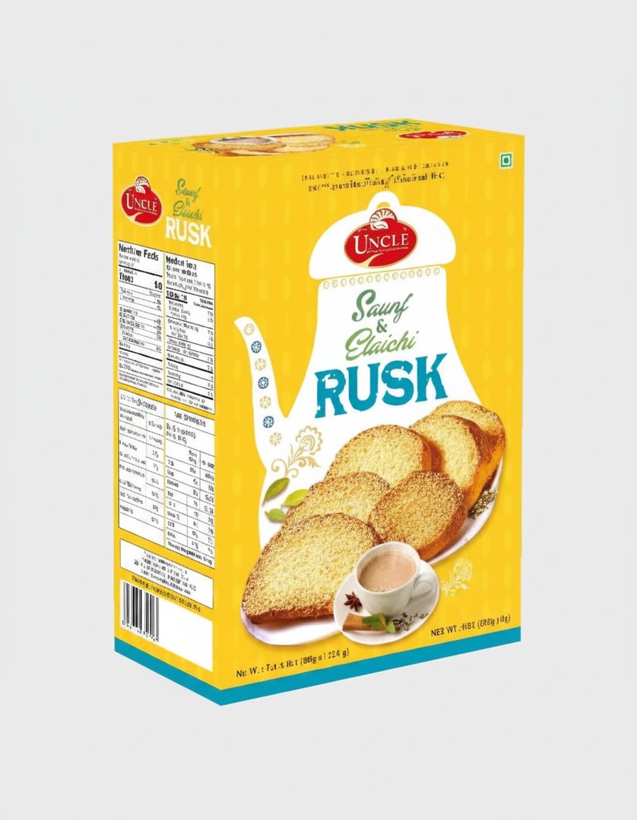 Saunf Elaichi Rusk