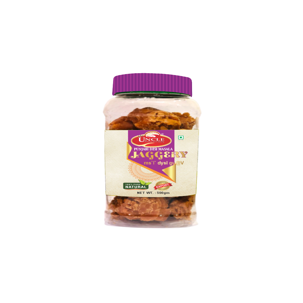 Punjabi Desi Masala Jaggery 500Gm